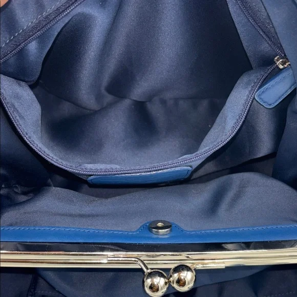 Coach Colorful Signature Scarf Print Framed Carryall Shoulder Kiss Lock Bag - Picture 12 of 12